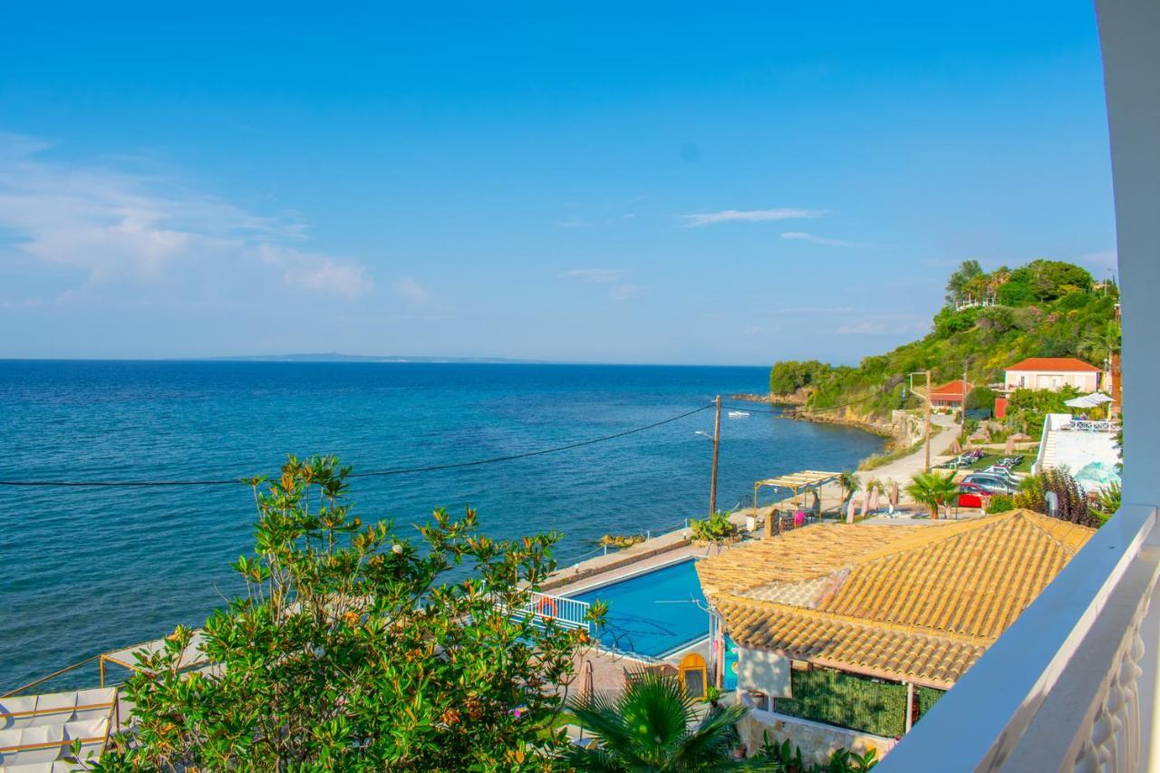 Agoulos Beach Hotel Argassi Bagian luar foto