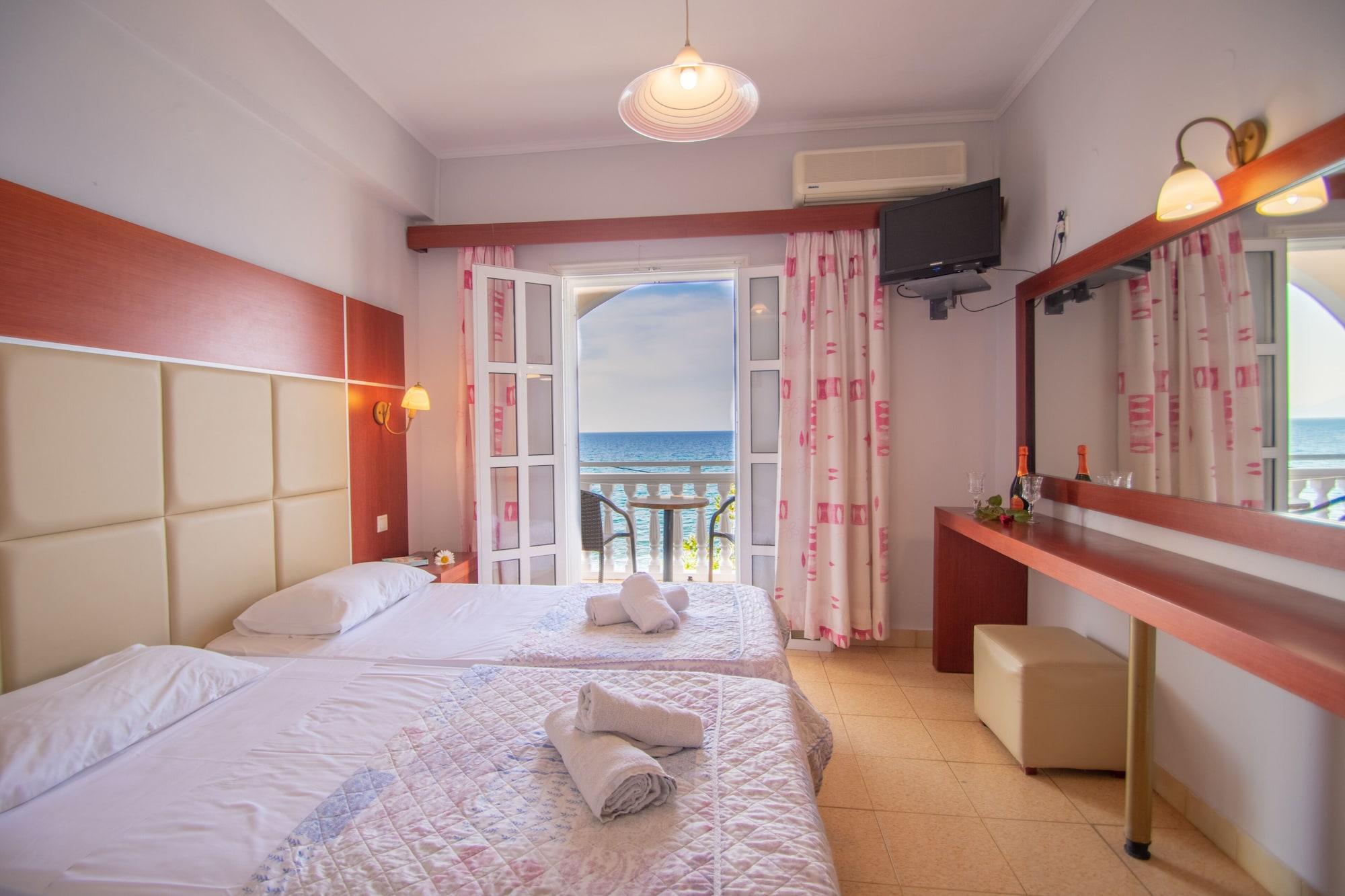 Agoulos Beach Hotel Argassi Bagian luar foto