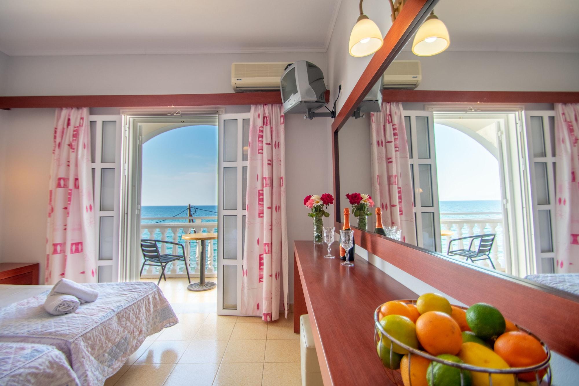 Agoulos Beach Hotel Argassi Bagian luar foto